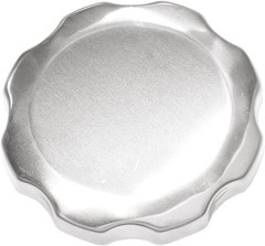 Gas Fuel Tank Cap Chrome Finished Gas Tank Cap for 5.5HP 6.5HP Engi Size: 72mm