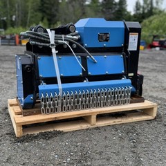 Excavator Forestry Drum Mulcher Head Attachment For 4-8 Ton Weight Classes