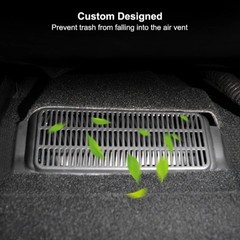 Rear Seat Air Vent Cover Protector for Model 3 Car, 2Pcs Air Condition Outlet Ac