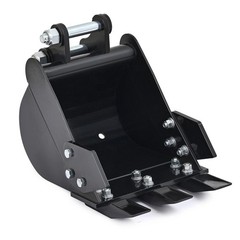 12″ Narrow Excavator Bucket For 2-3.5 Ton Mini Digger Trenching Manganese Steel