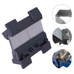 Aluminum Copper Plate Bender Bench Vise Attachment Removable Cutters Cast Steel