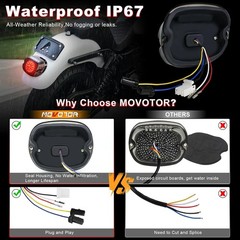 Led Tail Light LED Brake Turn Signal Rear Light Low Profile Smoked Taillights