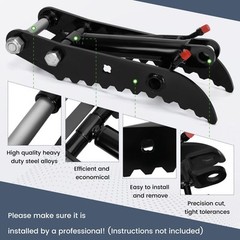 Universal Hydraulic Thumb Clip for Typhon Mini Excavators Attachment up to 3tons