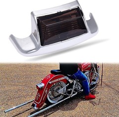 Rear Smoked Fender Light LED Fender Tip Tail Lights Com Color: Smoke Lens-Rear