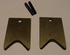 Wire Rope Cable Cutting Replacement Blades 1 1/2″ With Pin Two in Lot Free Ship