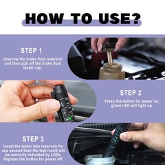 Piburth Brake Fluid Liquid Tester Pen, DOT 3/4/5.1 Diagnostic Tester…