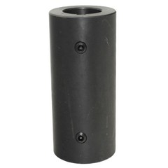 Shaft Coupler 1 1/8″ Round Bore 4 1/2″ Length 2″ OD Black Oxide Finish SHFTR1800