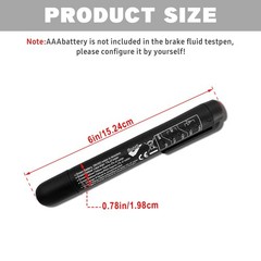 Piburth Brake Fluid Liquid Tester Pen, DOT 3/4/5.1 Diagnostic Tester…