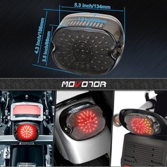 Led Tail Light LED Brake Turn Signal Rear Light Low Profile Smoked Taillights