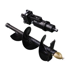 300mm Diameter Auger Drill Rod Post Hole Attachment for Mini Excavator