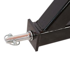 Heavy Duty Three Point Hitch 2in Receiver Trailer Hitch Fits Cat 1, Quick Hitch