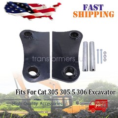 For Cat 305 305.5 306 Excavator ears and pins Weld on 45mm 10-1/4 C- C