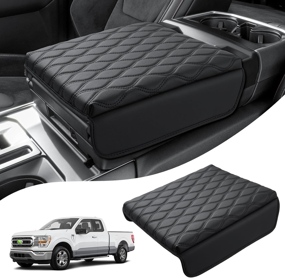 F150 Center Console Cover 2021 2026 Armrest Cushion