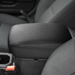 Center Console Cover for Wrangler JL JLU 2026 Color: Black with Black Stitches