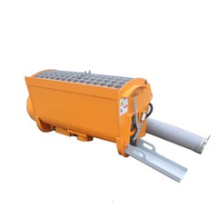 Wolfequip Mix Double Discharge Skid Steer For CAT Bobcat Mixer Concrete Cement