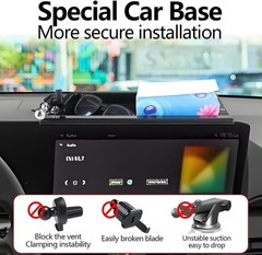 Car Phone Holder Center Console Dash Organizer for Kia K4 2025 2026 Accessories