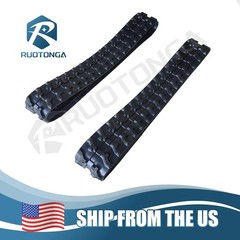 180*72*37 Size Two Pcs Rubber Track for Mini Mini Excavator