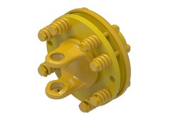 Weasler Friction Clutch Double Clamp Yoke 1-3/8″ 6 Spline Series 6 560-8606