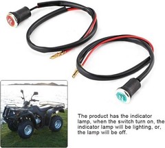 Motorcycle Indicator Light, Red Green Indicator Light Reverse and Neutral Gear S