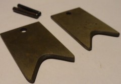 Wire Rope Cable Cutting Replacement Blades 1 1/2″ With Pin Two in Lot Free Ship
