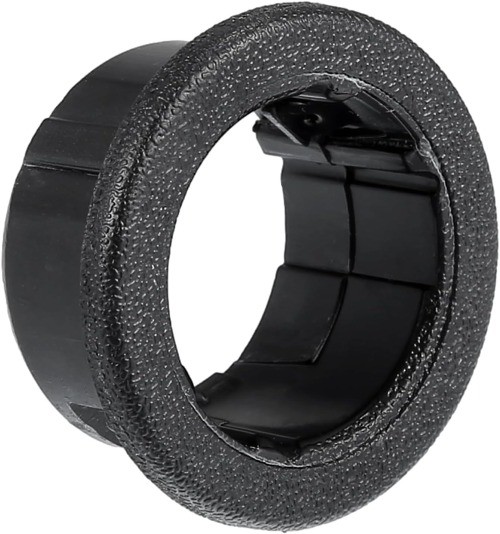 Cigarette Lighter Inner Power Outlet Mounting Ring Bezel in Durable Black Plasti