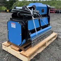 Excavator Forestry Drum Mulcher Head Attachment For 4-8 Ton Weight Classes