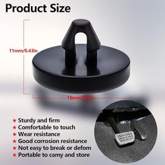 4Pcs Brake Light Switch Stopper Kit, Durable Rubber Pedal Pad for Long-Lasting P