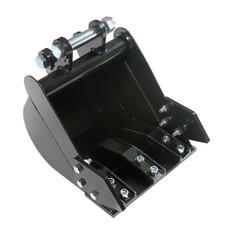 300mm Universal Black Narrow Bucket Digging Bucket for Mini Excavator USA