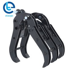 Wide Opening Excavator Grapple for Compact Diggers -Quick Attach