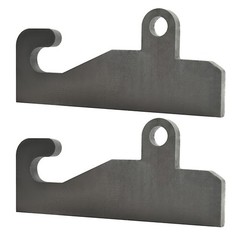 For the JRB 416 loader coupler 2 Quick Tach Brackets W/Wear Ears Weld On Steel