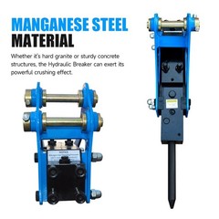Hydraulic Breaker Hammer Attachment for Mini Excavator Breaker USA Free Shipping
