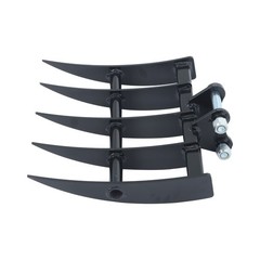 Rake Attachment For Mini Excavator One Ton To 1.5 Ton Digger Rake Tool Hooks