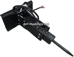 AGT-M-HMR Mini Skid Steer Loader Breaker Hammer Attachment USA SPOT