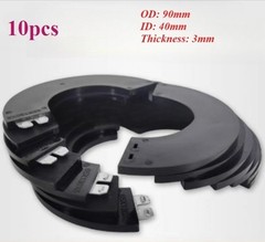 10pcs Bucket Pin Shim Kit 40mm For Excavator And Skid Steer 3mm T Detachable