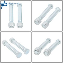 2pcs Bucket Pins 25mm/0.98in Fit For Mini Excavator Attachment Connection