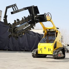 New Mini Skid Steer Loader Trencher Attachment Loader Trencher Free Shipping