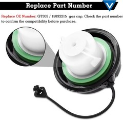 Gas Cap, Fuel Tank Cap Compatible with 2006-2013 Corvette, 2005-2011 CTS, 2005-2