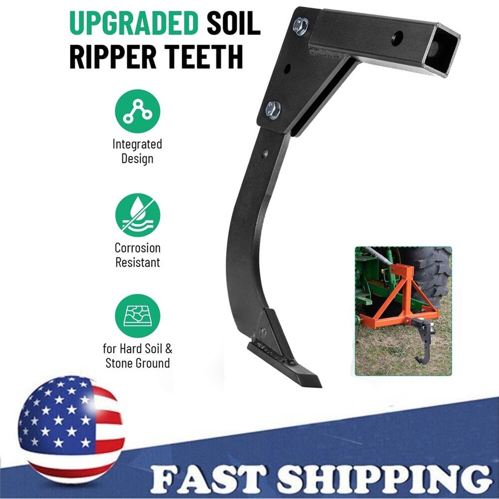 Hitch Mounted Ripper Shank Middle Buster Plow For 2″ Receiver Adapters Tractors