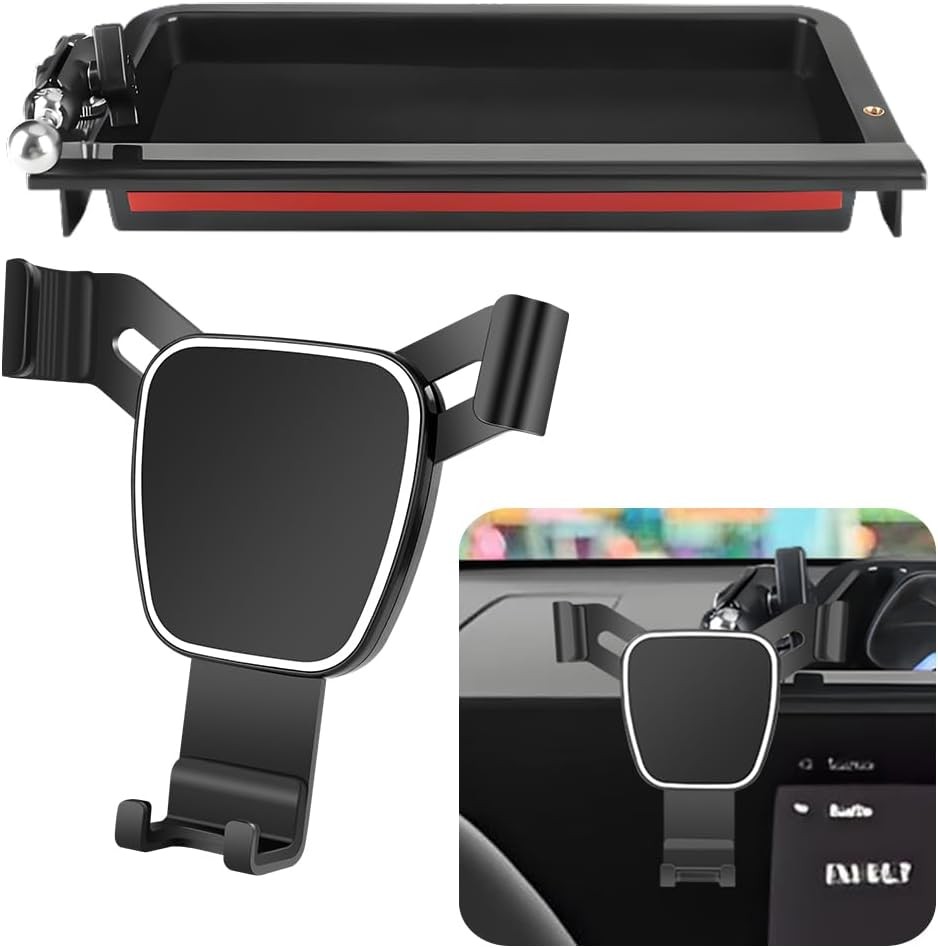 Car Phone Holder Center Console Organizer for Kia K4 2025 2026 Auto Accessories