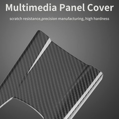 Interior Multimedia Panel Cover Trim Sticker for 3 Series F30 F34 4 Series F33 F