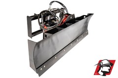 6 Way Dozer Blade Skid Steer Attachment 96″ Wide Heavy Duty for CAT Machines