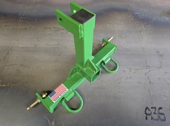 CAT 0 Farm Tractor Skid 3 Point Hitch Drawbar Receiver Hitch USA Made!!!