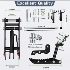 Universal Hydraulic Thumb Clip for Typhon Mini Excavators Attachment up to 3tons