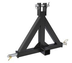 3 Point Trailer Hitch Tractor Drawbar Hitch Adapter w/ 2″Receiver for Category 1