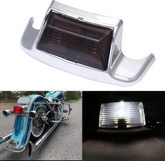 Rear Smoked Fender Light LED Fender Tip Tail Lights Com Color: Smoke Lens-Rear