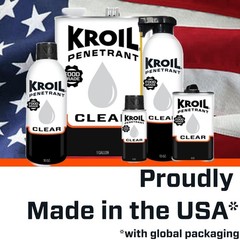 Kroil Clear Food Grade Penetrating Oil (Aerosol Spray-10oz Can-Single)