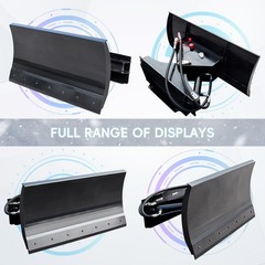 30° Tilting 43inch Snow Plow Blade Dozer Attachment for Mini Skid Steer Loader