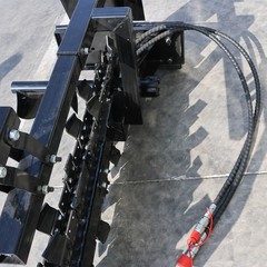New Mini Skid Steer Loader Trencher Attachment Loader Trencher Free Shipping