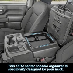 Center Console Organizer For Center Console – 2019-2026 Silverado/Sierra