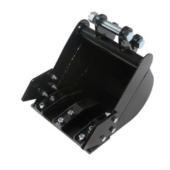 300mm Universal Black Narrow Bucket Digging Bucket for Mini Excavator USA